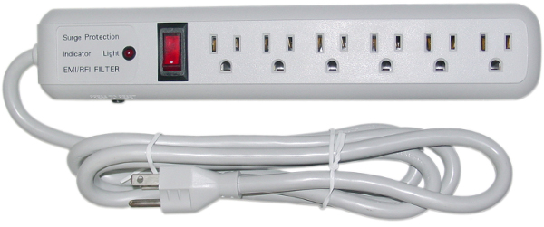 strip surge protected