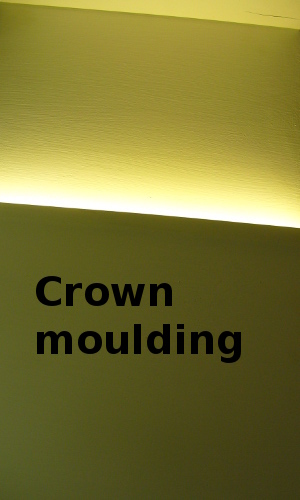 crown moulding lighting
