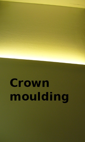 crown moulding lighting